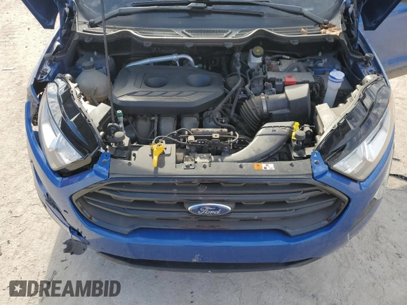 2020 Ford EcoSport S with VIN MAJ6S3FL2LC388428, listed as a Copart auction lot 46379035 with 71,025 mi miles and Salvage Title. Bid and sale history available at DreamBid. Image 14.