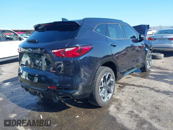 2020 Chevrolet Blazer RS z VIN 3GNKBERSXLS574260, wystawiony jako IAAI lot #42457427 z przebiegiem 91 217 mil mil oraz . Historia ofert i sprzedaży dostępna na DreamBid. Obrazek 4.