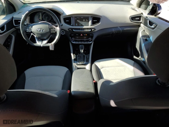 2017 Hyundai Ioniq Hybrid SEL with VIN KMHC75LC3HU021971, listed as a Copart auction lot 47488085 with NaN miles and Salvage Title. Bid and sale history available at carsss.com. Image 8.