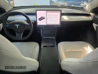 2021 Tesla Model 3 Standard Range Plus with VIN 5YJ3E1EA1MF871146, listed as a Copart auction lot 74850124 with 72,492 mi miles and Salvage Title. Bid and sale history available at DreamBid. Image 9.