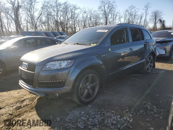 2014 Audi Q7 3.0T Premium with VIN WA1CGAFE5ED013189, listed as a Copart auction lot 42151845 with 87,806 mi miles and Salvage Title. Bid and sale history available at carsss.com. Image 1.