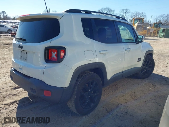 2018 Jeep Renegade Latitude with VIN ZACCJABB1JPH40117, listed as a IAAI auction lot 41676837 with 166,858 mi miles and . Bid and sale history available at DreamBid. Image 4.