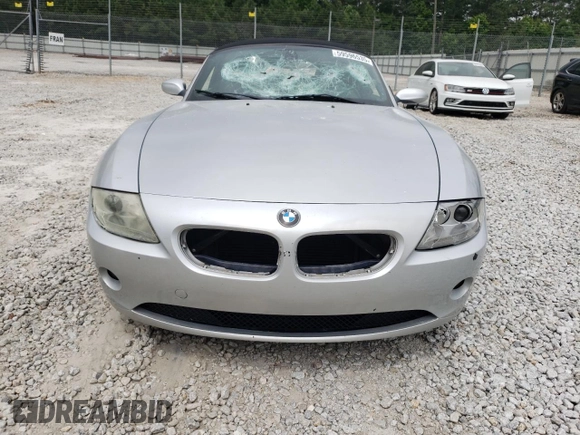 2005 BMW Z4 3.0i with VIN 4USBT53565LU09320, listed as a Copart auction lot 59596535 with 118,790 mi miles and Salvage title. Bid and sale history available at DreamBid. Image 5.