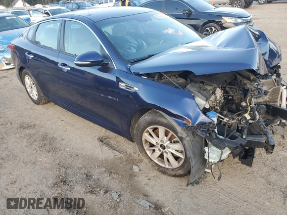 2018 Kia Optima LX with VIN 5XXGT4L39JG219218, listed as a Copart auction lot 86325164 with 179,531 mi miles and Salvage Title. Bid and sale history available at carsss.com. Image 4.