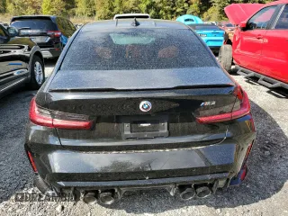 2022 BMW M3 with VIN WBS53AY0XNFL73101, listed as a Copart auction lot 75483164 with 12,889 mi miles and Salvage Title. Bid and sale history available at carsss.com. Image 6.