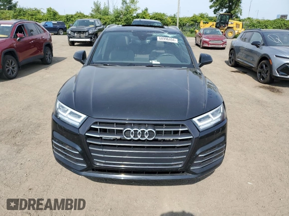 2020 Audi Q5 Premium with VIN WA1G2AFYXL2054002, listed as a Copart auction lot 68996494 with 44,510 mi miles and Non Repairable. Bid and sale history available at carsss.com. Image 5.