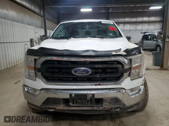 2021 Ford F-150 XL with VIN 1FTFW1E8XMFA35161, listed as a Copart auction lot 41602005 with 54,519 mi miles and Salvage Title. Bid and sale history available at carsss.com. Image 5.
