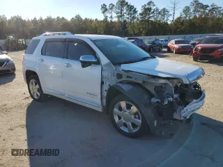 2015 GMC Terrain Denali with VIN 2GKFLUE30F6239869, listed as a Copart auction lot 82184994 with 158,088 mi miles and Salvage Title. Bid and sale history available at DreamBid. Image 4.