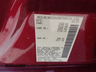 2014 Nissan Altima SV with VIN 1N4AL3AP2EN386414, listed as a IAAI auction lot 41739659 with 138,806 mi miles and . Bid and sale history available at carsss.com. Image 9.