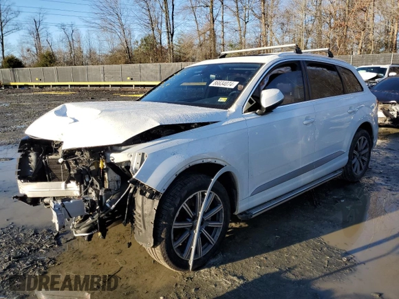 2019 Audi Q7 Premium Plus with VIN WA1LHAF75KD038765, listed as a Copart auction lot 86634074 with 82,298 mi miles and Non repairable. Bid and sale history available at DreamBid. Image 1.