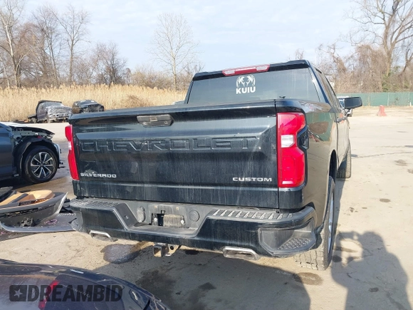 2019 Chevrolet Silverado 1500 Custom with VIN 3GCUYBEF4KG102693, listed as a IAAI auction lot 41683760 with 77,379 mi miles and . Bid and sale history available at DreamBid. Image 17.