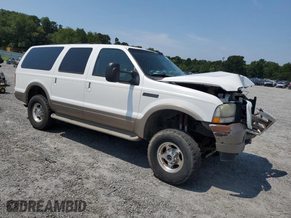 2003 Ford Excursion Eddie Bauer z VIN 1FMNU45SX3EC96238, wystawiony jako Copart lot #66727384 z przebiegiem Nie podano mil oraz Szkoda całkowita • Salvage title. Historia ofert i sprzedaży dostępna na DreamBid. Obrazek 4.