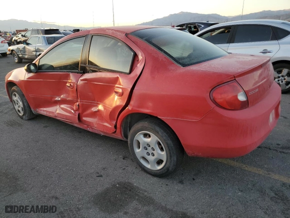2002 Dodge Neon with VIN 1B3ES26C22D520419, listed as a Copart auction lot 84113104 with NaN miles and Salvage Title. Bid and sale history available at carsss.com. Image 2.