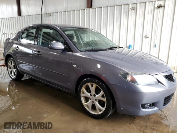 2009 Mazda Mazda3 i Touring Value with VIN JM1BK32GX91196910, listed as a Copart auction lot 54595025 with 177,453 mi miles and Salvage Title. Bid and sale history available at carsss.com. Image 4.