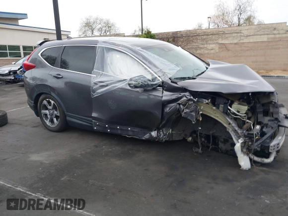 2019 Honda CR-V EX with VIN 5J6RW1H52KA020706, listed as a IAAI auction lot 42047326 with 1 mi miles. Bid and sale history available at carsss.com. Image 14.