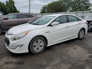 2012 Hyundai Sonata Hybrid z VIN KMHEC4A46CA038493, wystawiony jako Copart lot #57847295 z przebiegiem 74 839 mil mil oraz Szkoda całkowita • Salvage title. Historia ofert i sprzedaży dostępna na DreamBid. Obrazek 1.