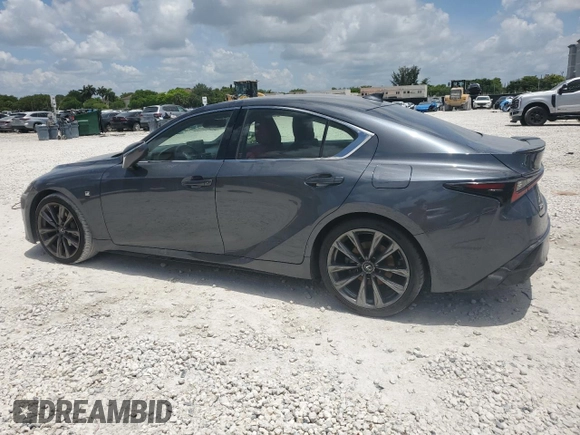 2021 Lexus IS 350 F Sport with VIN JTHGZ1B25M5038646, listed as a Copart auction lot 60291505 with 106,116 mi miles and Non repairable. Bid and sale history available at DreamBid. Image 2.