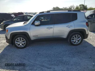 2017 Jeep Renegade Latitude с VIN ZACCJABB6HPG20999, выставлен на аукционе Copart как лот 60428515 с пробегом 58 629 миль миль и Списание • Salvage title. История ставок и продаж доступна на DreamBid. Изображение 1.