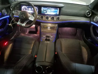 2020 Mercedes-Benz E AMG E 53 with VIN WDDZF6BBXLA714682, listed as a Copart auction lot 73029814 with 111,984 mi miles and Salvage Title. Bid and sale history available at carsss.com. Image 8.