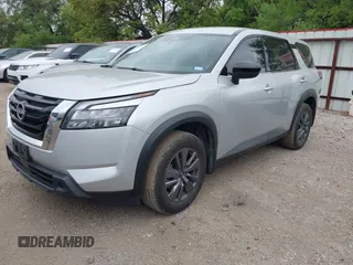 2023 Nissan Pathfinder S with VIN 5N1DR3AA7PC264417, listed as a IAAI auction lot 41892386 with 18,116 mi miles and . Bid and sale history available at DreamBid. Image 18.