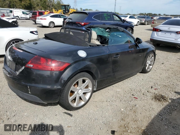 2008 Audi TT 2.0T with VIN TRUMF38J081002910, listed as a Copart auction lot 42908055 with Not provided miles and Salvage title. Bid and sale history available at DreamBid. Image 3.