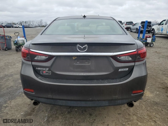 2016 Mazda Mazda6 i Grand Touring with VIN JM1GJ1W55G1449957, listed as a Copart auction lot 47546685 with 76,638 mi miles and Salvage Title. Bid and sale history available at carsss.com. Image 6.