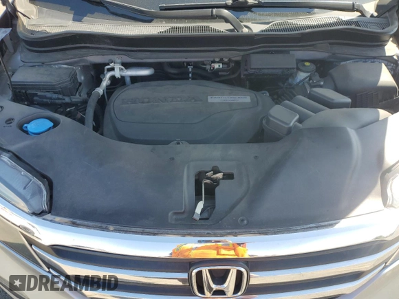 2017 Honda Pilot EX with VIN 5FNYF6H31HB048722, listed as a Copart auction lot 53606135 with 106,538 mi miles and Salvage Title. Bid and sale history available at DreamBid. Image 12.
