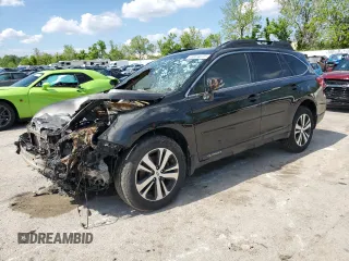 2018 Subaru Outback Limited with VIN 4S4BSANC2J3322260, listed as a Copart auction lot 55804675 with Not provided miles and Salvage title. Bid and sale history available at DreamBid. Image 1.
