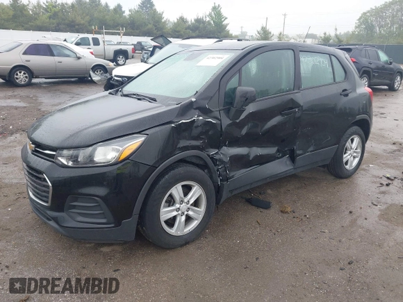 2020 Chevrolet Trax LS with VIN 3GNCJKSB8LL125797, listed as a IAAI auction lot 42302904 with 35,103 mi miles and . Bid and sale history available at DreamBid. Image 2.