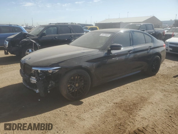 2019 BMW 5 Series 530e xDrive with VIN WBAJB1C52KB376702, listed as a Copart auction lot 59770805 with 85,375 mi miles and Clean title. Bid and sale history available at DreamBid. Image 1.