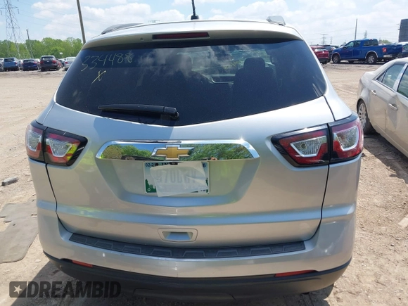 2014 Chevrolet Traverse LS z VIN 1GNKVFED1EJ334488, wystawiony jako IAAI lot #42199428 z przebiegiem 161 200 mil mil oraz . Historia ofert i sprzedaży dostępna na DreamBid. Obrazek 16.
