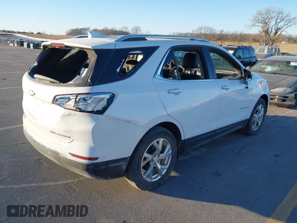 2019 Chevrolet Equinox Premier with VIN 3GNAXXEV4KL338141, listed as a IAAI auction lot 41036530 with 154,923 mi miles and . Bid and sale history available at DreamBid. Image 4.