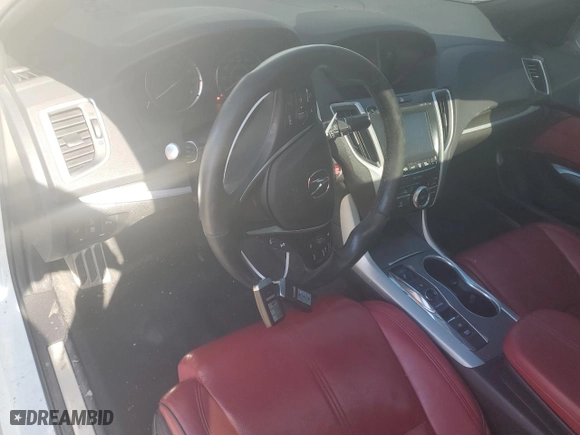 2018 Acura TLX w/A-SPEC Pkg with VIN 19UUB2F6XJA013287, listed as a Copart auction lot 43342875 with 0 mi miles and Salvage Title. Bid and sale history available at carsss.com. Image 8.