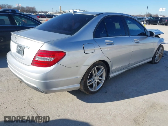 2013 Mercedes-Benz C-Class C 250 Sport with VIN WDDGF4HB8DG097235, listed as a IAAI auction lot 41641087 with 140,137 mi miles. Bid and sale history available at carsss.com. Image 4.