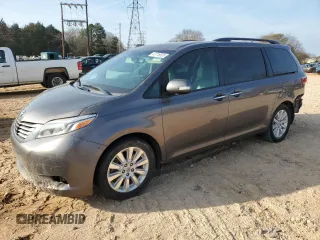 2016 Toyota Sienna XLE with VIN 5TDYK3DC4GS738605, listed as a Copart auction lot 43719005 with 116,614 mi miles and Salvage Title. Bid and sale history available at carsss.com. Image 1.