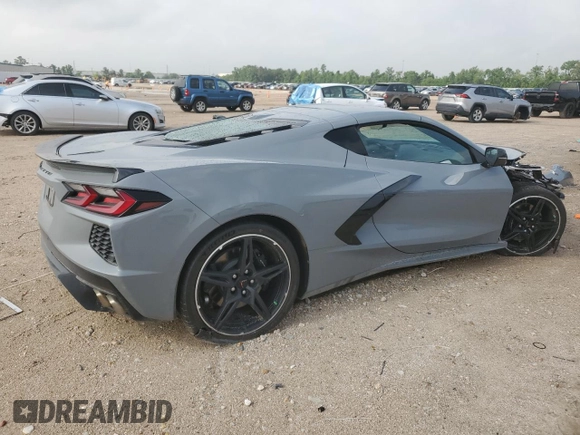 2024 Chevrolet Corvette 1LT z VIN 1G1YA2D43R5113488, wystawiony jako Copart lot #54343325 z przebiegiem 13 770 mil mil oraz Szkoda całkowita • Salvage title. Historia ofert i sprzedaży dostępna na DreamBid. Obrazek 3.