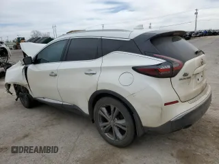 2020 Nissan Murano Platinum z VIN 5N1AZ2DJ0LN132025, wystawiony jako Copart lot #48622685 z przebiegiem 56 465 mil mil oraz Szkoda całkowita • Salvage title. Historia ofert i sprzedaży dostępna na DreamBid. Obrazek 2.