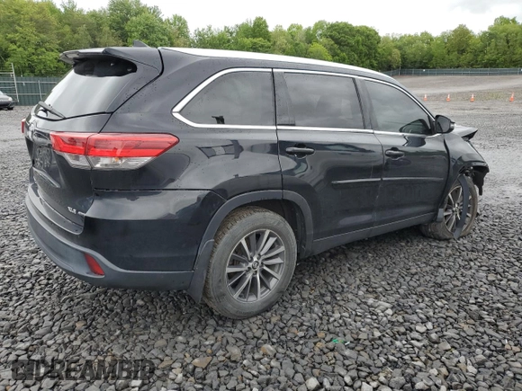 2019 Toyota Highlander SE z VIN 5TDJZRFH8KS613995, wystawiony jako Copart lot #57644135 z przebiegiem 110 326 mil mil oraz Szkoda całkowita • Salvage title. Historia ofert i sprzedaży dostępna na DreamBid. Obrazek 3.
