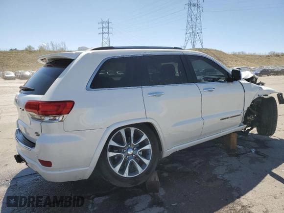 2017 Jeep Grand Cherokee Overland z VIN 1C4RJFCT7HC810183, wystawiony jako Copart lot #53182235 z przebiegiem 95 511 mil mil oraz Szkoda całkowita • Salvage title. Historia ofert i sprzedaży dostępna na DreamBid. Obrazek 3.