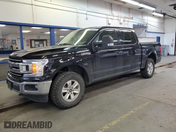 2018 Ford F-150 XL with VIN 1FTEW1E59JFA02357, listed as a Copart auction lot 53058665 with 101,666 mi miles and Clean Title. Bid and sale history available at DreamBid. Image 1.
