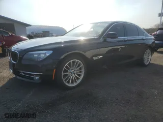 2013 BMW 7 Series 750i xDrive with VIN WBAYB6C52DD224129, listed as a Copart auction lot 52752605 with 122,275 mi miles and Clean Title. Bid and sale history available at carsss.com. Image 1.