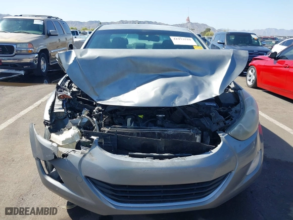 2012 Hyundai Elantra GLS with VIN KMHDH4AE3CU314262, listed as a IAAI auction lot 41973510 with 175,597 mi miles. Bid and sale history available at carsss.com. Image 6.