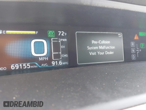 2017 Toyota Prius Plus with VIN JTDKARFP5H3067671, listed as a IAAI auction lot 41817936 with 69,155 mi miles and . Bid and sale history available at DreamBid. Image 7.