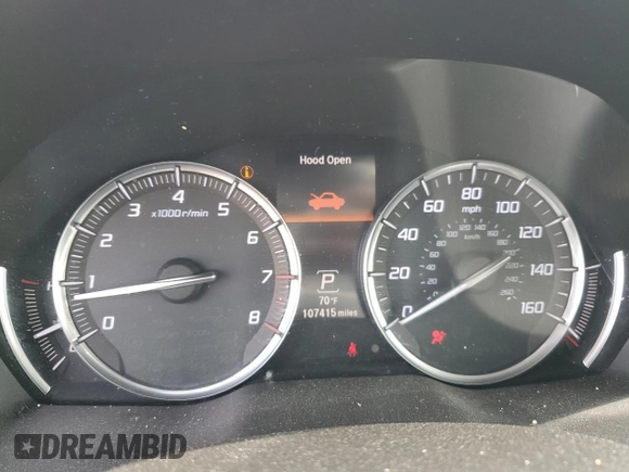 2017 Acura MDX z VIN 5J8YD4H32HL002793, wystawiony jako Copart lot #53915215 z przebiegiem 107 415 mil mil oraz Szkoda całkowita • Salvage title. Historia ofert i sprzedaży dostępna na DreamBid. Obrazek 9.