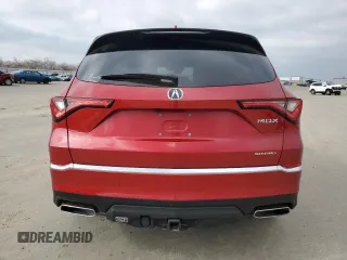 2022 Acura MDX w/Advance Package with VIN 5J8YE1H87NL041057, listed as a Copart auction lot 46273335 with 31,586 mi miles and Salvage Title. Bid and sale history available at carsss.com. Image 6.
