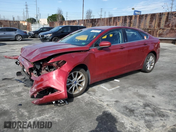 2017 Ford Fusion SE with VIN 3FA6P0H72HR408024, listed as a Copart auction lot 47261235 with 73,595 mi miles and Salvage Title. Bid and sale history available at carsss.com. Image 1.