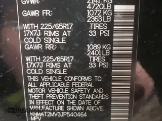 2018 Nissan Rogue SV with VIN KNMAT2MV3JP540464, listed as a Copart auction lot 46167135 with 90,639 mi miles and Salvage Title. Bid and sale history available at carsss.com. Image 13.