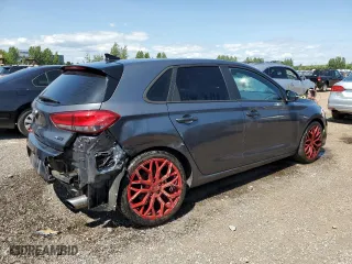 2020 Hyundai Elantra GT N Line with VIN KMHH55LC5LU123907, listed as a Copart auction lot 63770704 with 108,649 mi miles and Clean Title. Bid and sale history available at carsss.com. Image 3.