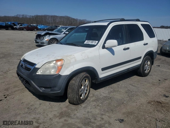 2003 Honda CR-V EX with VIN SHSRD78843U133809, listed as a Copart auction lot 52619815 with 293,469 mi miles and Clean Title. Bid and sale history available at carsss.com. Image 1.