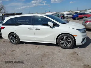 2019 Honda Odyssey Elite with VIN 5FNRL6H91KB053203, listed as a IAAI auction lot 41866308 with 84,700 mi miles and . Bid and sale history available at DreamBid. Image 12.